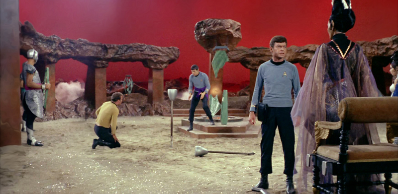 Illustration for article titled Widescreen Star Trek provides proper scope for utopian future, lava monsters